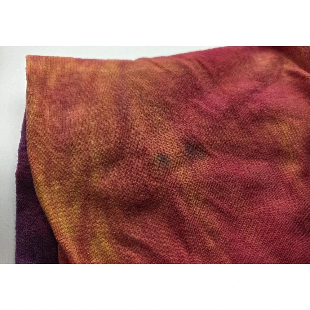 Boxercraft Tie Dye Lounge Pants Women Medium Rainbow Swirl Pajama Cotton USA